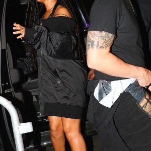 Out and about: On Saturday Rihanna was straight on the party scene as she hit Marquee nightclub for a Halloween bash
