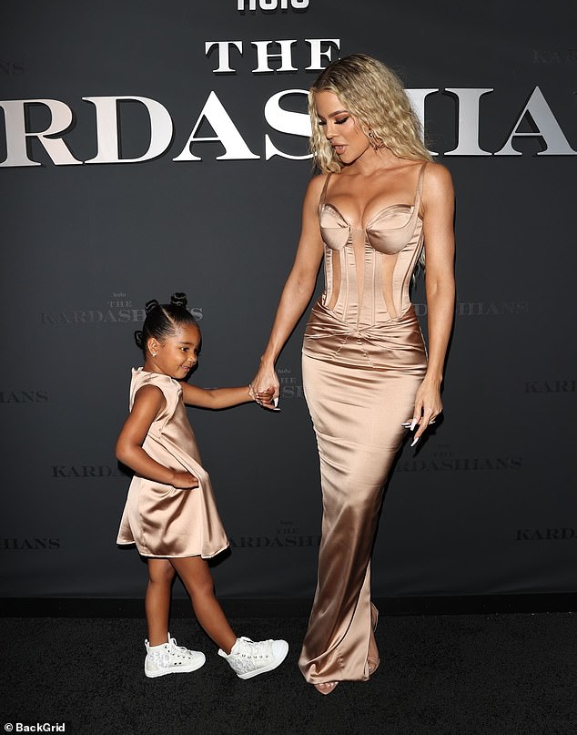 What's the issue? Khloe Kardashian claps back at trolls saying she holds daughter True 'too much' after they attend premiere together
