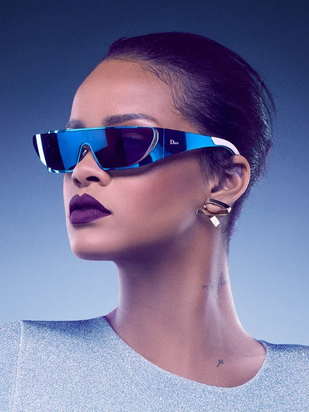 Rihanna brings futuristic eyewear for Dior collaboration