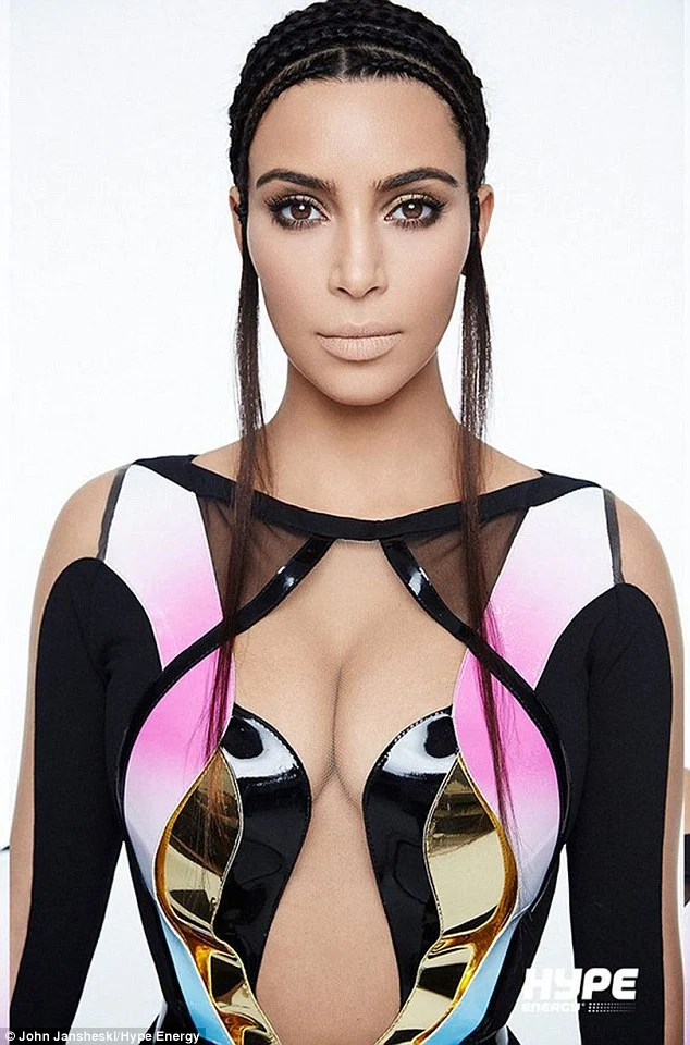 Kim Kardashian shows off curves and tiny waist for 'Hype' pH๏τoshoot