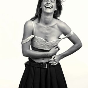 Actress Emma Watson was all smiles during her latest photoshoot