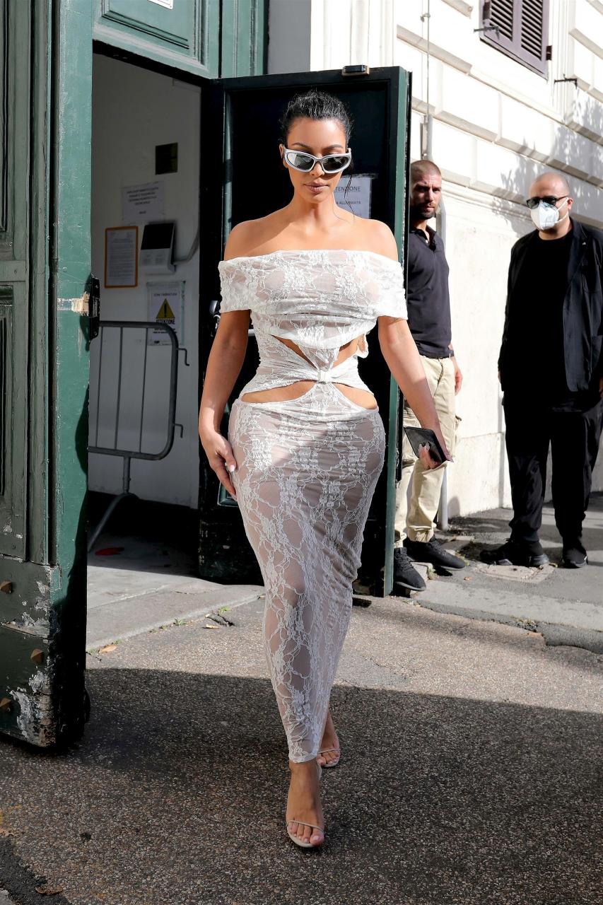 Kim Kardashian's Vatican Dress Sends a Message | Vogue